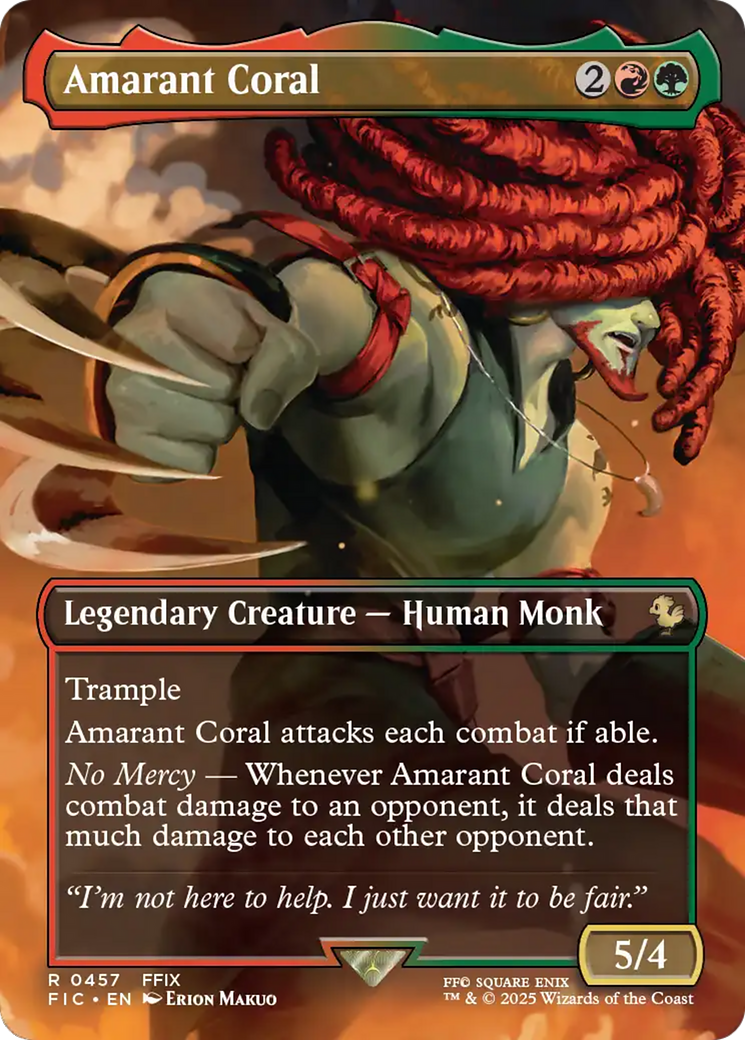 Amarant Coral (Borderless) [FINAL FANTASY Commander] | Good Games Adelaide SA