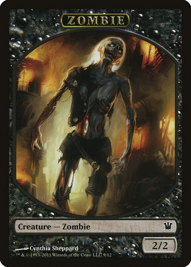 Zombie (9/12) [Innistrad Tokens] | Good Games Adelaide SA
