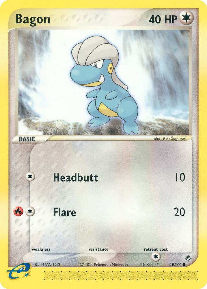 Bagon 49/97 (Dragon)  - Reverse Holofoil | Good Games Adelaide SA