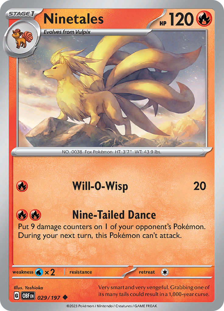 Ninetales (029/197) [Scarlet & Violet: Obsidian Flames] | Good Games Adelaide SA