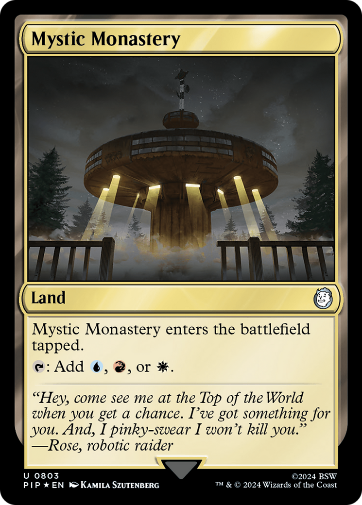 Mystic Monastery (Surge Foil) [Fallout] | Good Games Adelaide SA