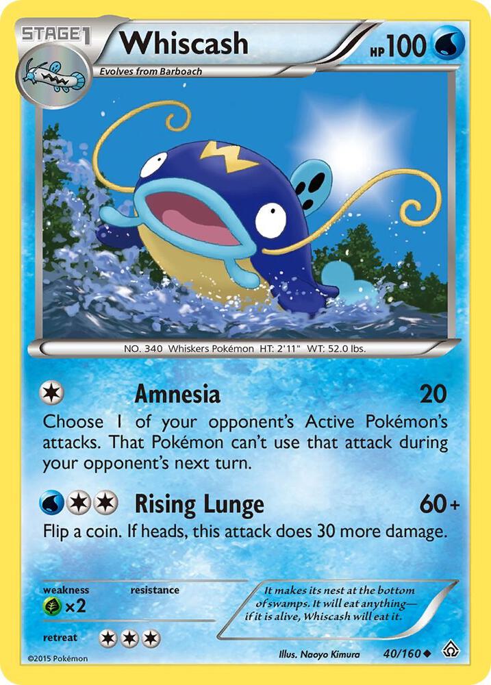 Whiscash 40/160 (XY - Primal Clash)  | Good Games Adelaide SA