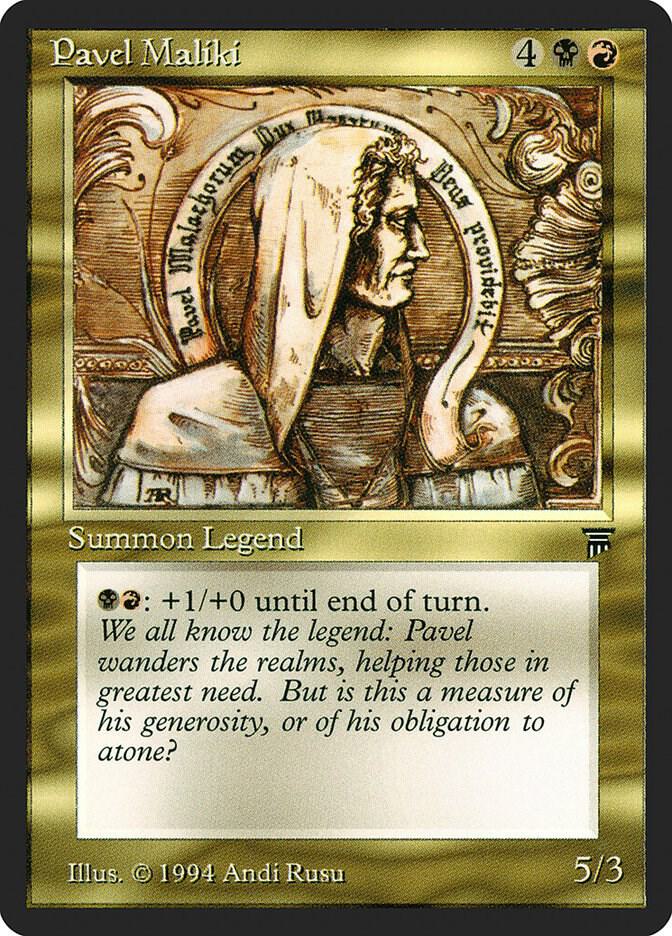 Pavel Maliki  (Legends)  | Good Games Adelaide SA