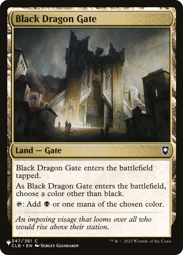 Black Dragon Gate [The List] | Good Games Adelaide SA