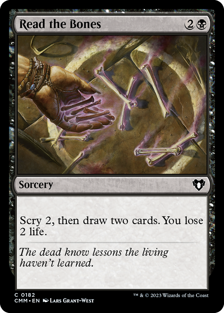 Read the Bones [Commander Masters] | Good Games Adelaide SA