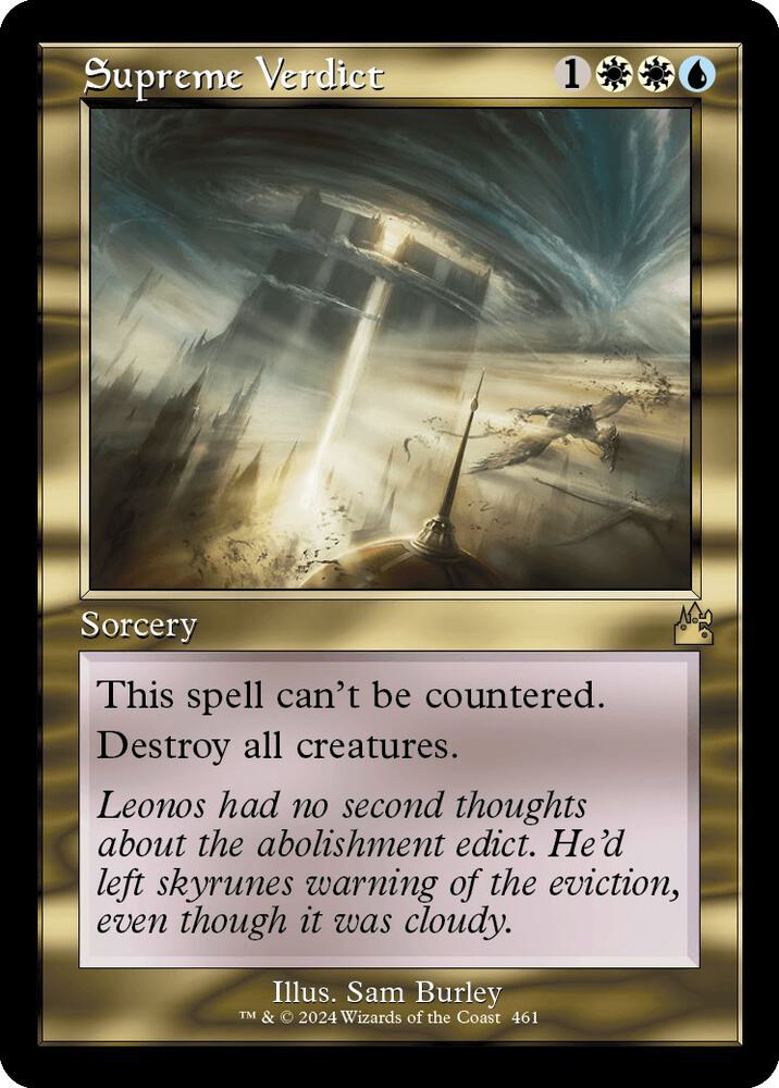 Supreme Verdict 461 (Ravnica Remastered)  | Good Games Adelaide SA