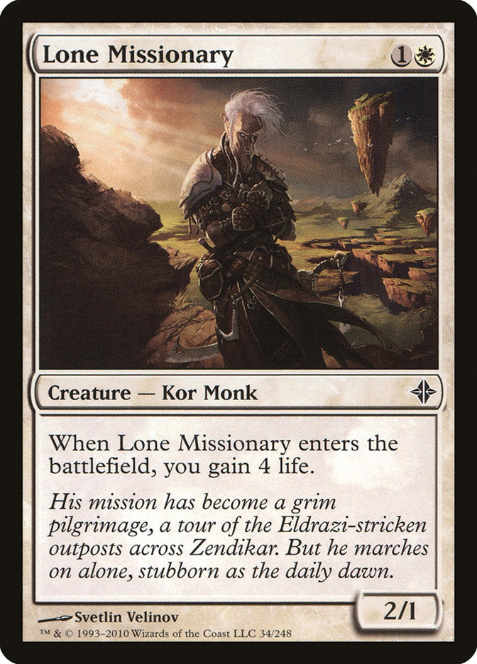 Lone Missionary [Rise of the Eldrazi] | Good Games Adelaide SA
