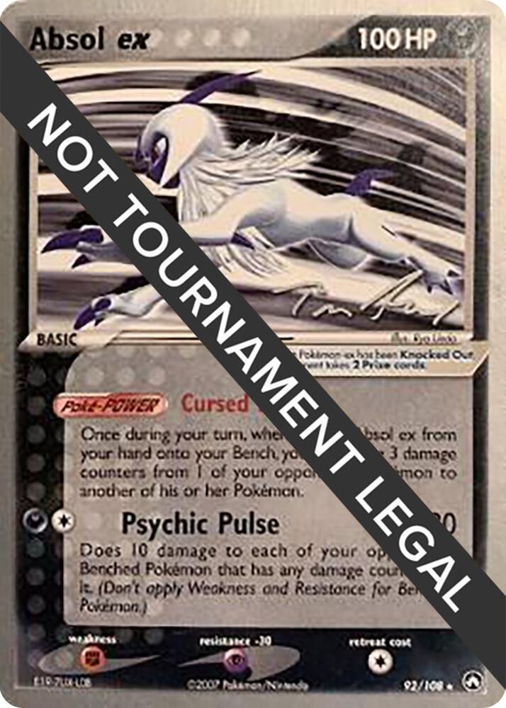 Absol ex 2007 Tom Roos 92/108 (World Championship Decks)  | Good Games Adelaide SA