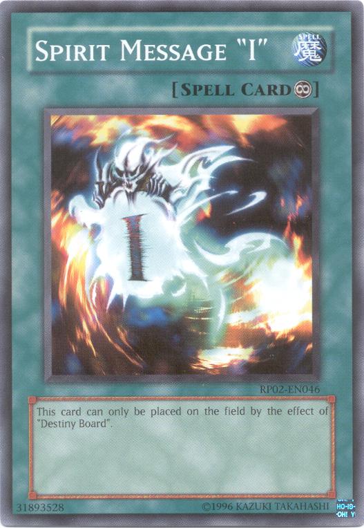 Spirit Message "I" [RP02-EN046] Common | Good Games Adelaide SA