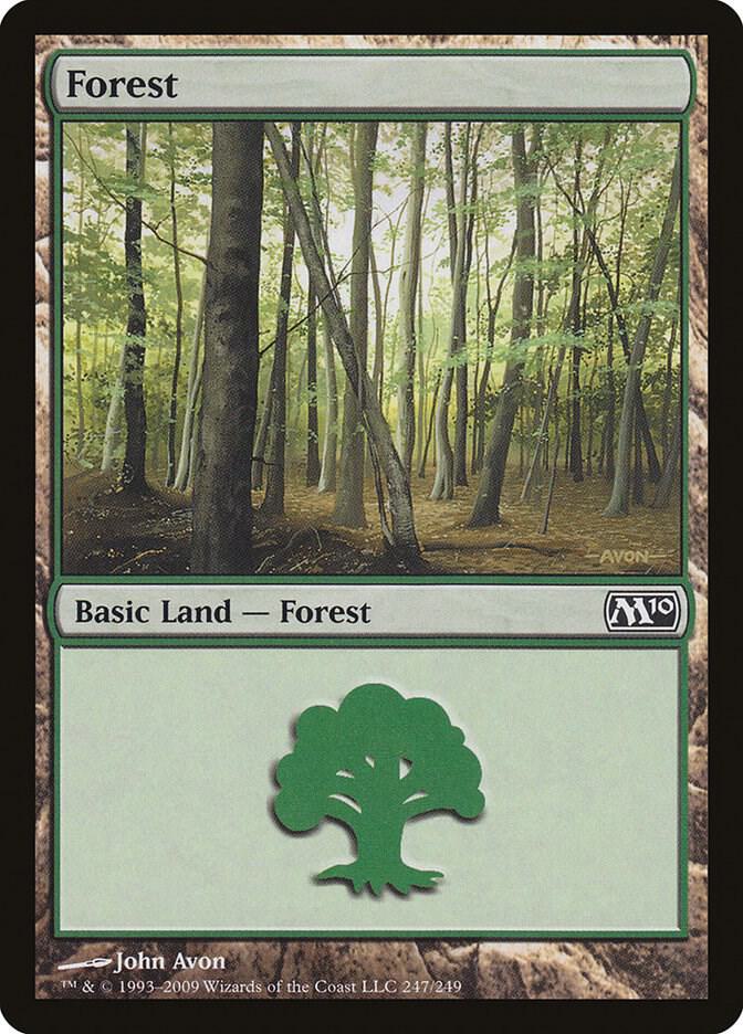 Forest 247 247/249 (Magic 2010 (M10))  - Foil | Good Games Adelaide SA