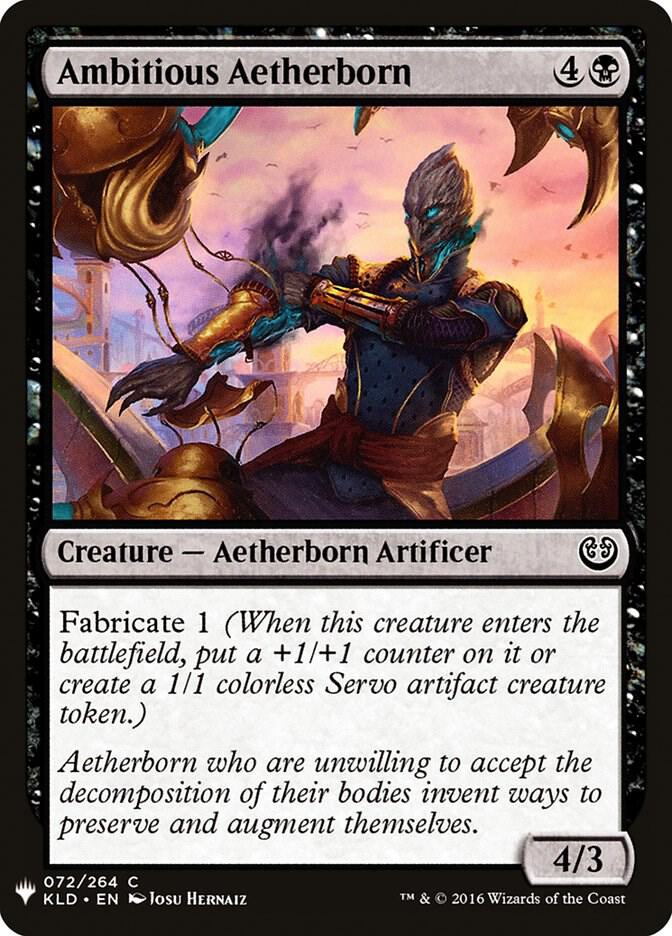 Ambitious Aetherborn 72 (The List Reprints)  | Good Games Adelaide SA