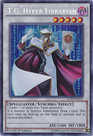 T.G. Hyper Librarian [LC5D-EN211] Secret Rare | Good Games Adelaide SA