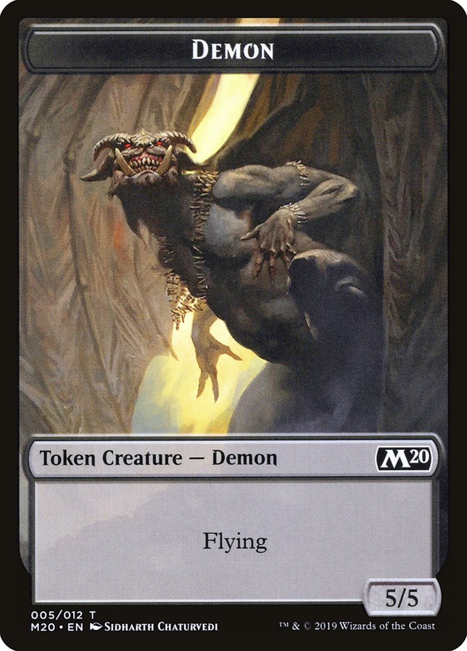Demon Token [Core Set 2020 Tokens] | Good Games Adelaide SA