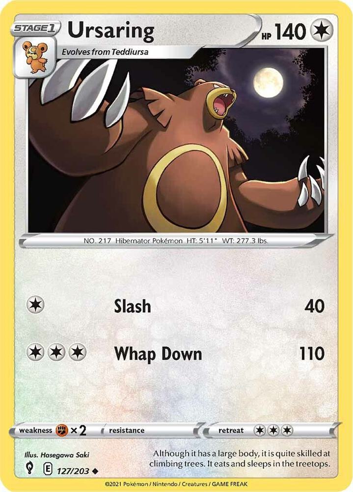 Ursaring 127/203 (SWSH07: Evolving Skies)  | Good Games Adelaide SA