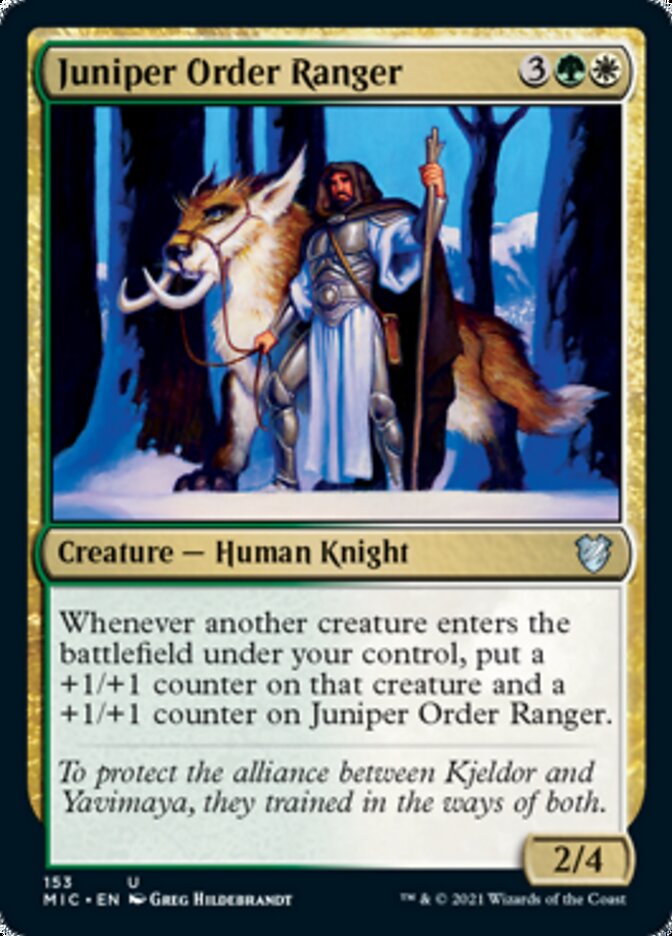 Juniper Order Ranger [Innistrad: Midnight Hunt Commander] | Good Games Adelaide SA
