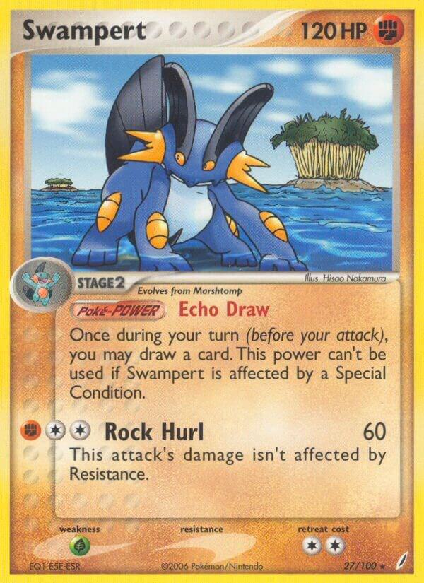 Swampert 27/100 (Crystal Guardians)  | Good Games Adelaide SA