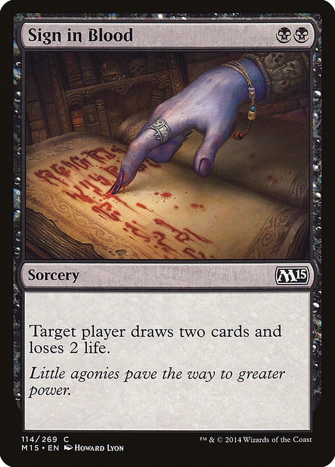 Sign in Blood 114 (Magic 2015 (M15))  | Good Games Adelaide SA