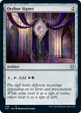 Orzhov Signet 254 (Commander 2021)  | Good Games Adelaide SA