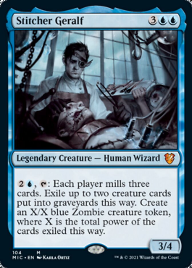 Stitcher Geralf [Innistrad: Midnight Hunt Commander] | Good Games Adelaide SA