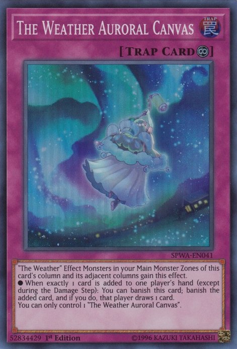 The Weather Auroral Canvas [SPWA-EN041] Super Rare | Good Games Adelaide SA