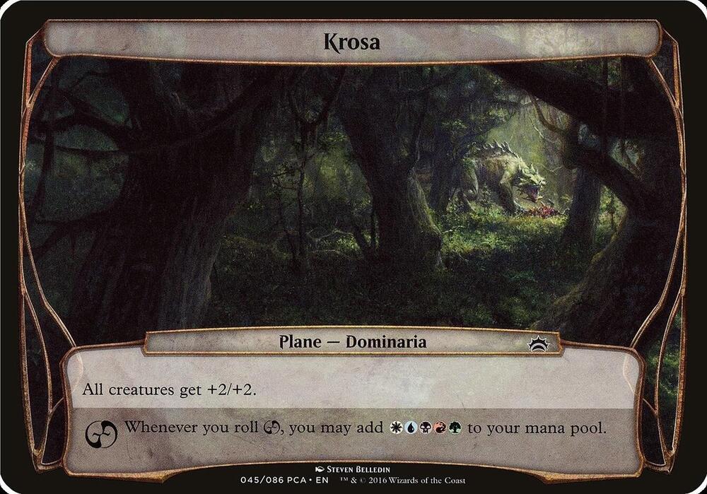 Krosa Planechase Anthology  (Oversize Cards)  | Good Games Adelaide SA