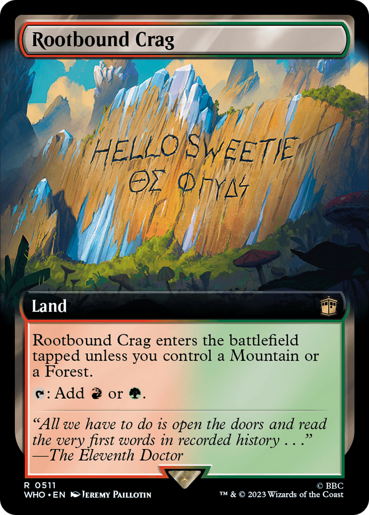 Rootbound Crag (Extended Art) [Doctor Who] | Good Games Adelaide SA