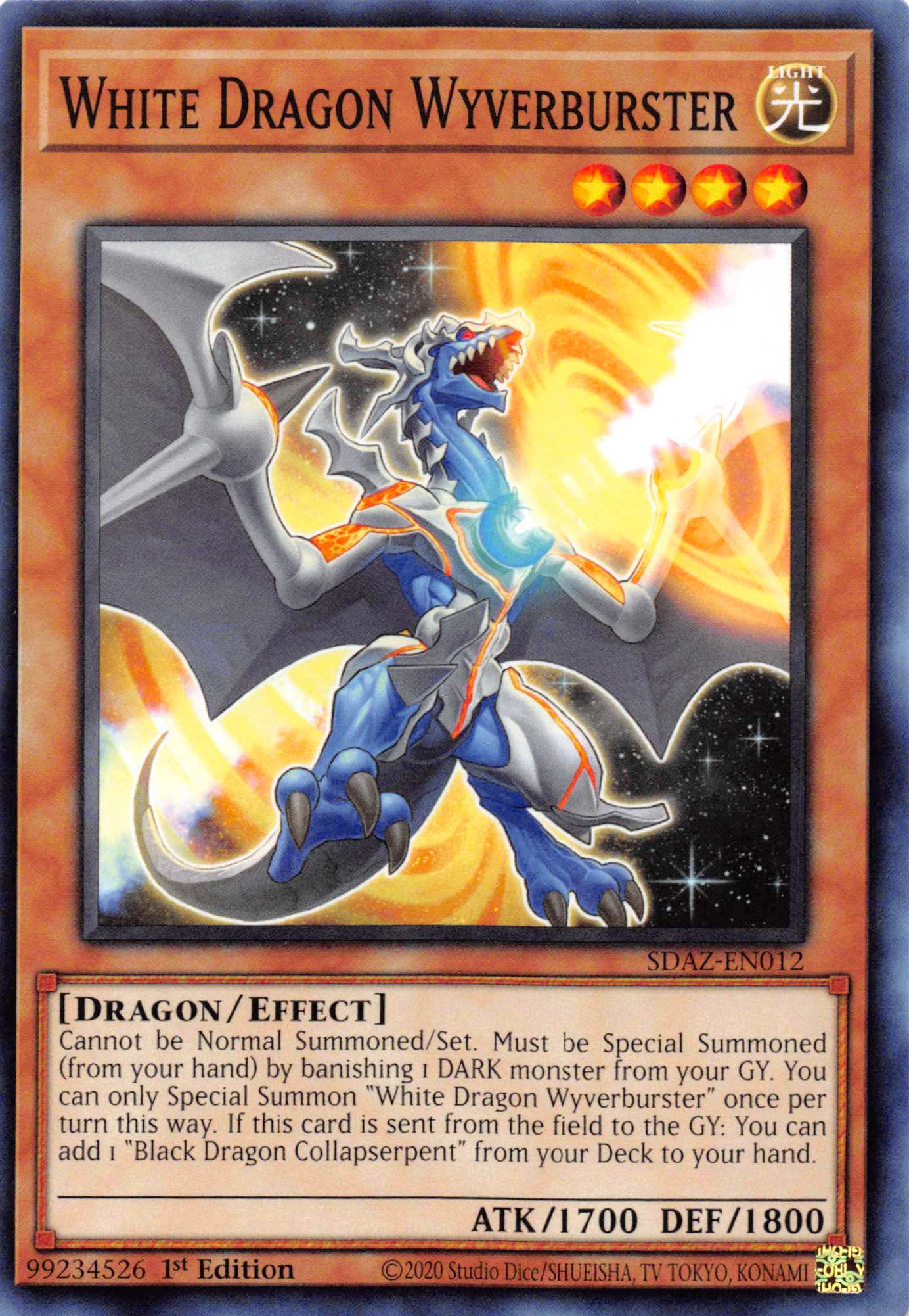 White Dragon Wyverburster [SDAZ-EN012] Common | Good Games Adelaide SA