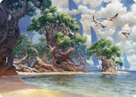 Yavimaya Coast Art Card [Dominaria United Art Series] | Good Games Adelaide SA