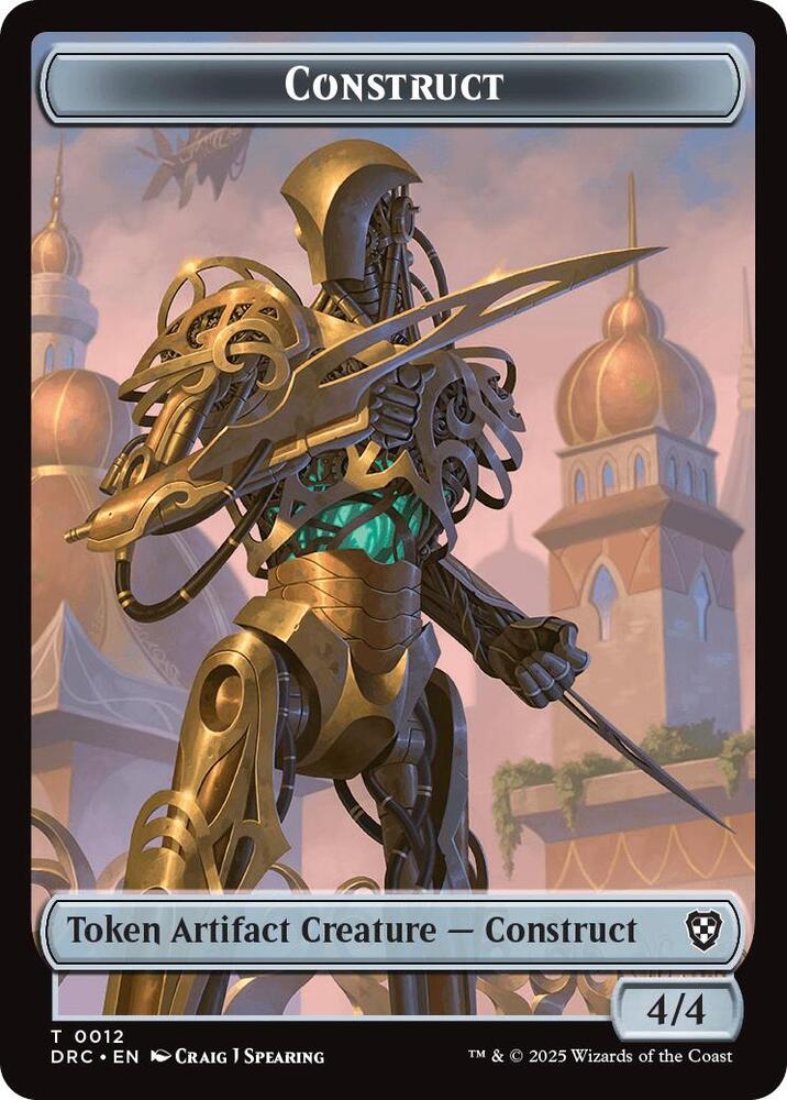 Construct Beast 0011 Double Sided Token 12 // 11 (Commander: Aetherdrift)  | Good Games Adelaide SA