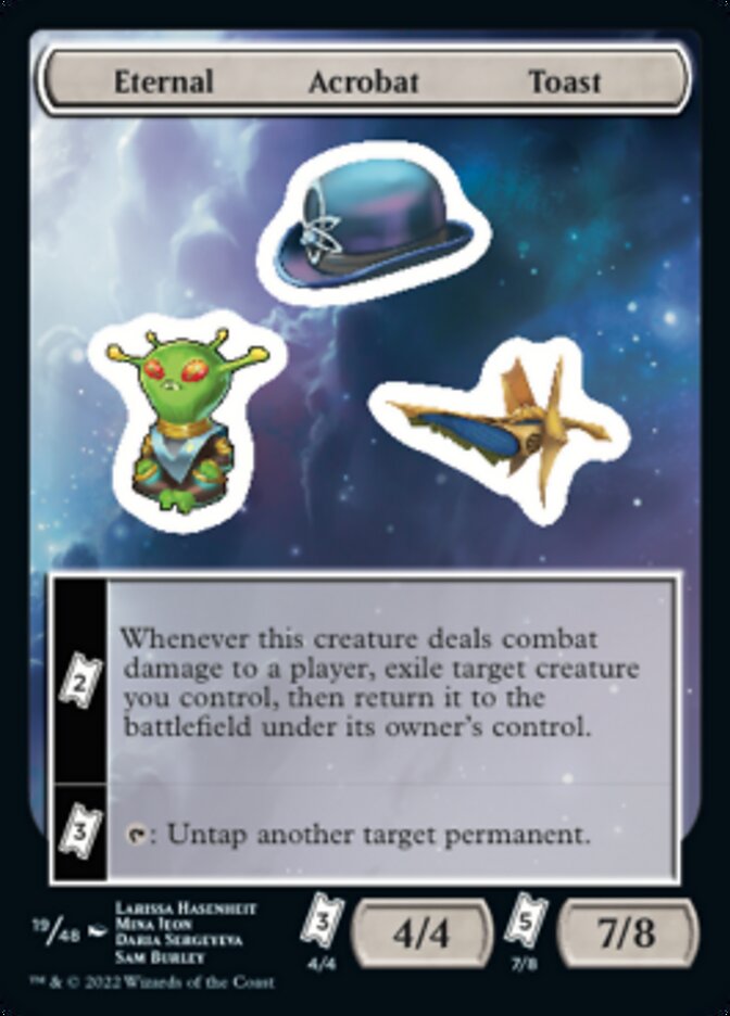 Eternal Acrobat Toast [Unfinity Stickers] | Good Games Adelaide SA