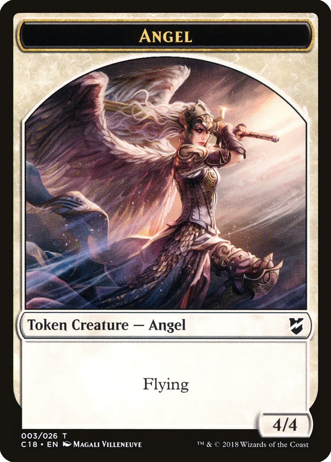 Zombie // Angel Double-sided Token [Commander 2018 Tokens] | Good Games Adelaide SA