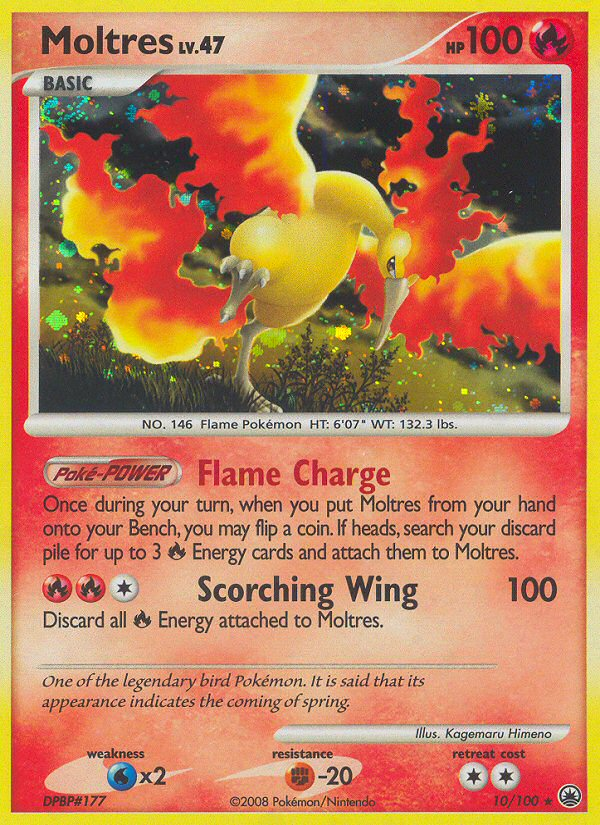 Moltres (10/100) [Diamond & Pearl: Majestic Dawn] | Good Games Adelaide SA
