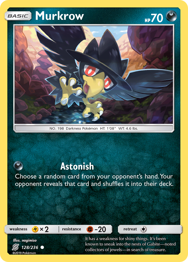 Murkrow (128/236) [Sun & Moon: Unified Minds] | Good Games Adelaide SA