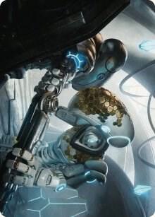 Myr Kinsmith Art Card 56 (Art Series: Phyrexia: All Will Be One)  | Good Games Adelaide SA