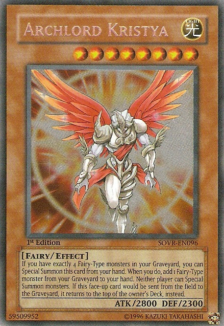 Archlord Kristya [SOVR-EN096] Secret Rare | Good Games Adelaide SA