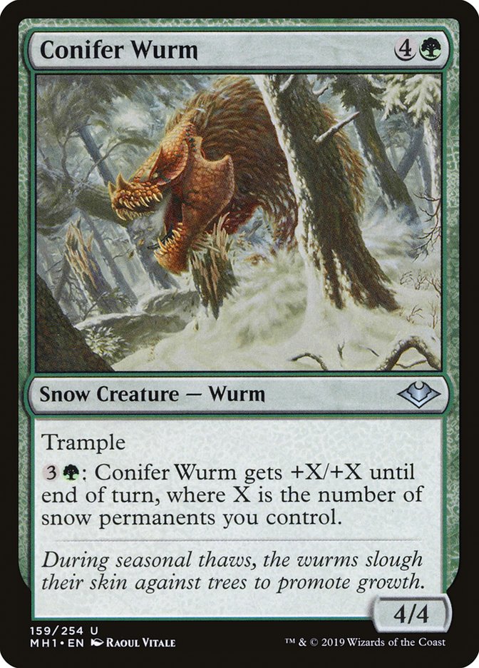 Conifer Wurm [Modern Horizons] | Good Games Adelaide SA