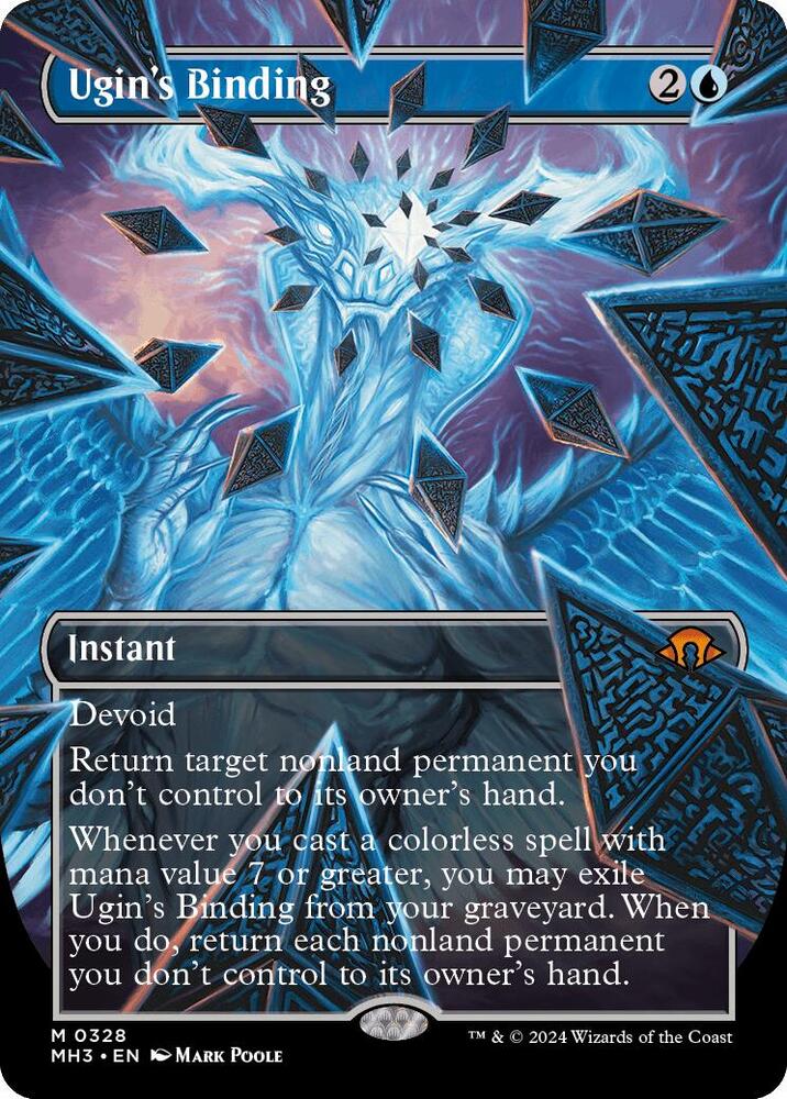 Ugin's Binding 328/319 (Modern Horizons 3)  - Borderless Foil | Good Games Adelaide SA
