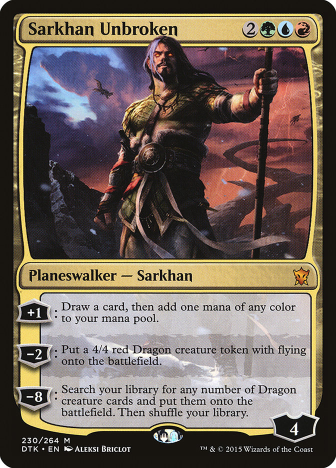 Sarkhan Unbroken 230 (Dragons of Tarkir)  | Good Games Adelaide SA
