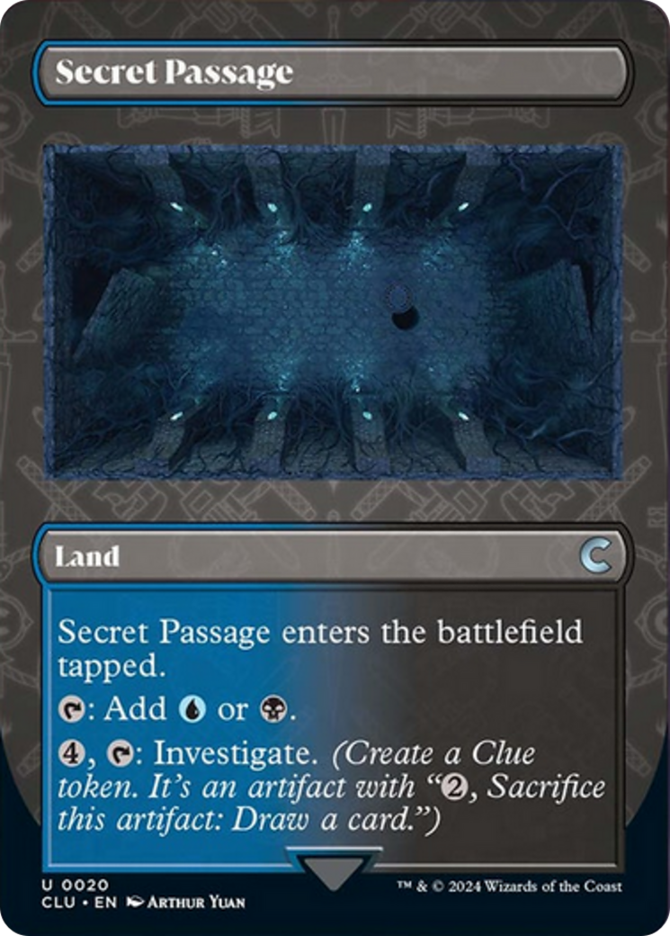 Secret Passage (Borderless) [Ravnica: Clue Edition] | Good Games Adelaide SA