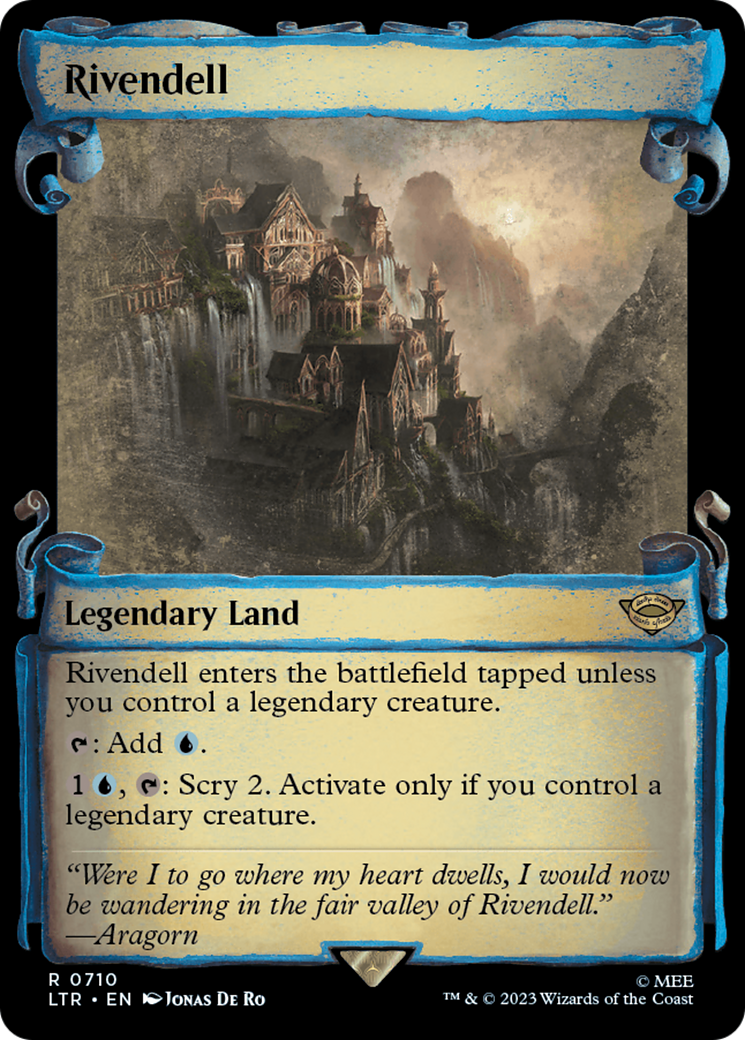Rivendell [The Lord of the Rings: Tales of Middle-Earth Showcase Scrolls] | Good Games Adelaide SA