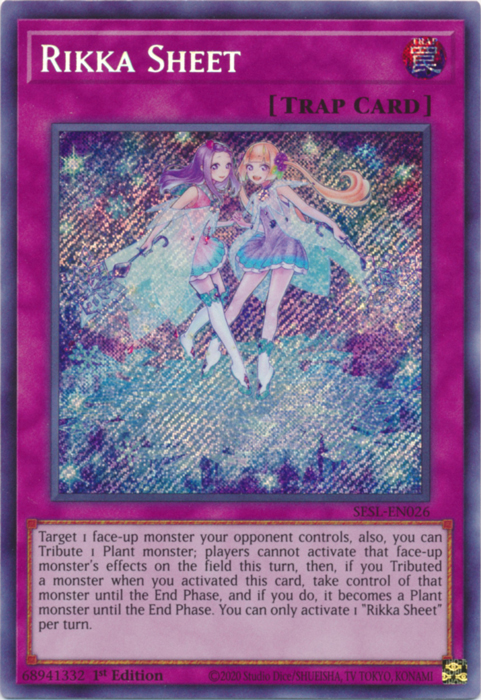 Rikka Sheet [SESL-EN026] Secret Rare | Good Games Adelaide SA