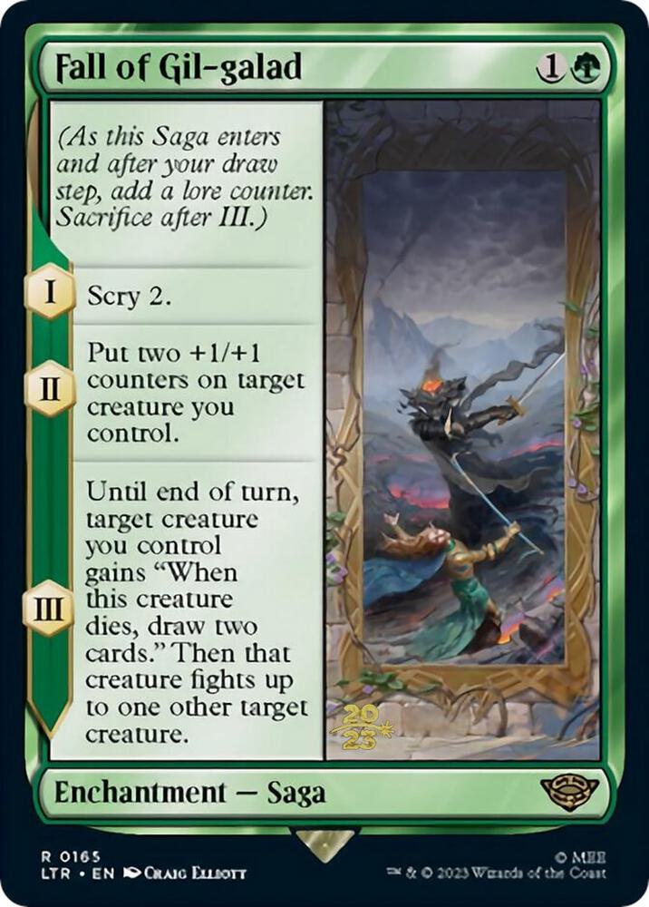 Fall of Gil galad 165 (Prerelease Cards)  - Foil | Good Games Adelaide SA