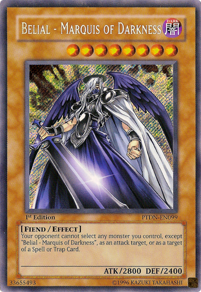 Belial - Marquis of Darkness [PTDN-EN099] Secret Rare | Good Games Adelaide SA