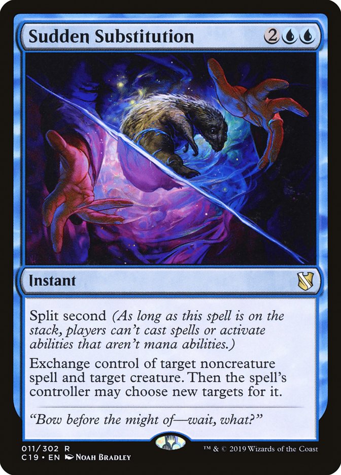 Sudden Substitution [Commander 2019] | Good Games Adelaide SA
