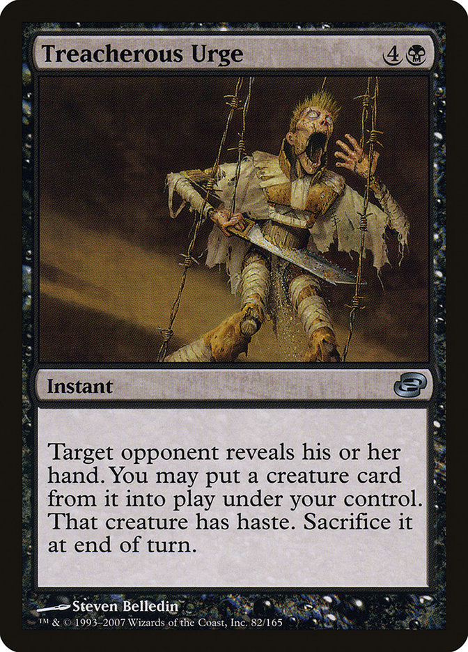 Treacherous Urge 82 (Planar Chaos)  - Foil | Good Games Adelaide SA