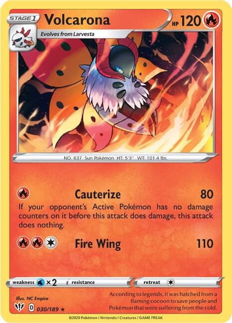 Volcarona 030/189 (SWSH03: Darkness Ablaze)  | Good Games Adelaide SA