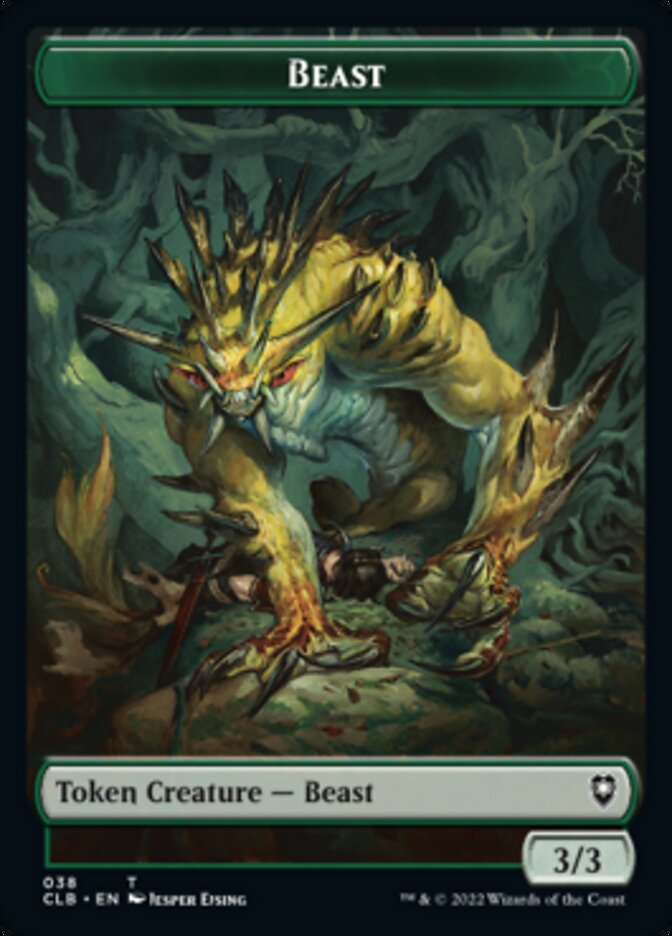 Satyr // Beast Double-sided Token [Commander Legends: Battle for Baldur's Gate Tokens] | Good Games Adelaide SA
