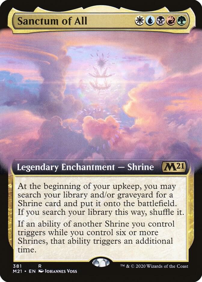 Sanctum of All 381 (Core Set 2021)  - Foil | Good Games Adelaide SA