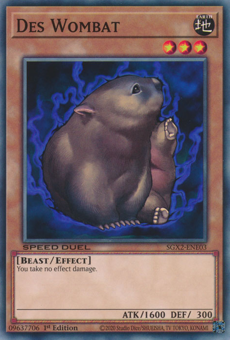 Des Wombat [SGX2-ENE03] Common | Good Games Adelaide SA