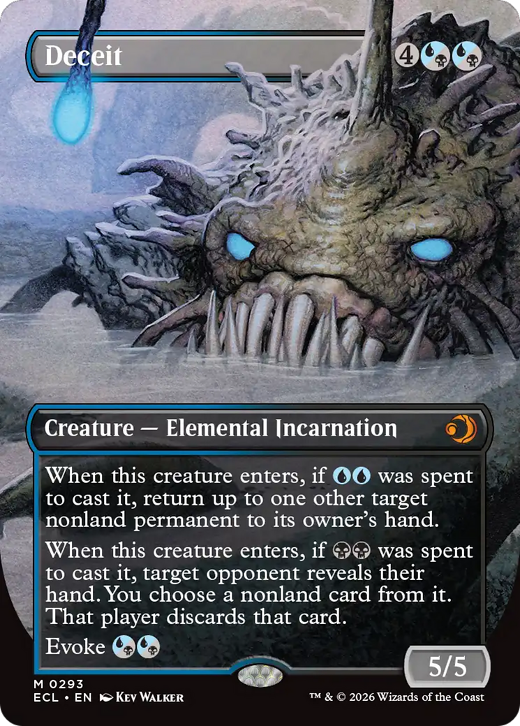 Deceit (Borderless) [Lorwyn Eclipsed] | Good Games Adelaide SA